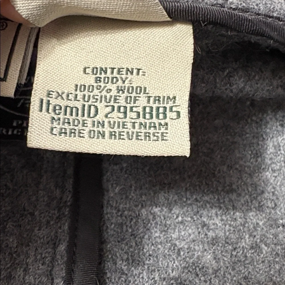 L.L. Bean Gray Bellandi Italian Wool Women's Coat - Picture 10 of 14